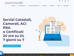 EasyVisure, Servizi Catastali, Camerali, ACI PRA e Certificati  - Easyvisure.it